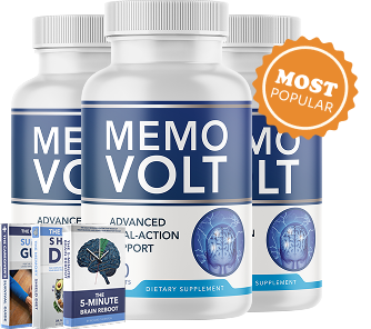 MemoVolt Advanced Dual-Action Support dietary supplement bottles